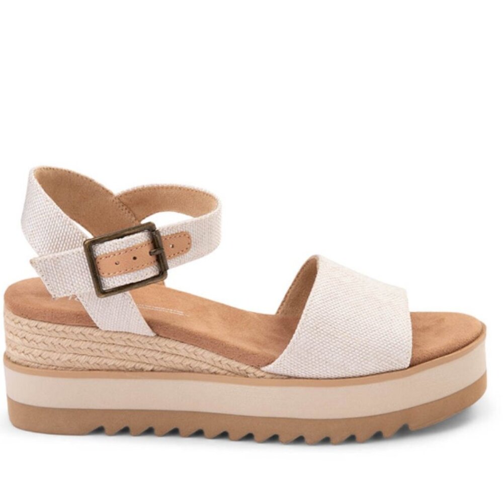 Women's TOMS Diana Wedge Sandal - Natural